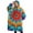 Colorful Tie Dye, variant on Oversized Wearable Blanket Hoodie,Colorful Tie Dye Starflower Pattern Sherpa Blanket Hoodie with Super Pockets,Super Warm Fuzzy Pullover for Women & Men