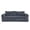 Dark Gray, variant on 76" Convertible Futon Sofa Bed,Folding Boneless Floor Couch with Deep Seat,Cloud Corduroy Fold Out Sleeper Sofa with Memory Foam Cushion for Living Room,Bedroom,Green