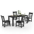 thumbnail image 3 of Dycanpo Patio Dining Chairs Set of 4, Weather Resistant Outdoor Chairs, HDPS - Black, 3 of 7