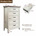 thumbnail image 2 of 1 Particleboard Vintage Chest Of Drawers, 2 of 9