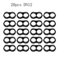 thumbnail image 1 of 20pcs 12/16/20/25mm Barb rt Figure 8 End Cap Off Drip Irrigation Tubing, 1 of 7