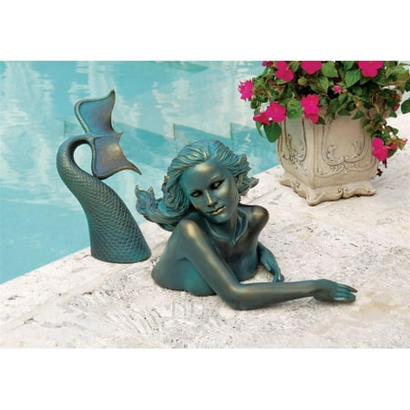 Design Toscano Meara, the Mermaid Sculptural Garden Swimmer