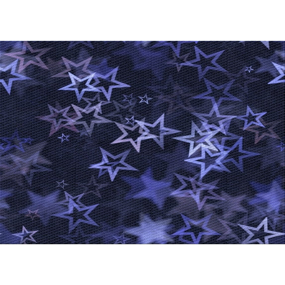 Ahgly Company Indoor Rectangle Patterned Deep Periwinkle Purple Area Rugs, 2' x 4'