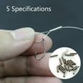 100 Pcs /Bag Stainless Steel Fishing Line Aluminum Crimp Sleeve Copper