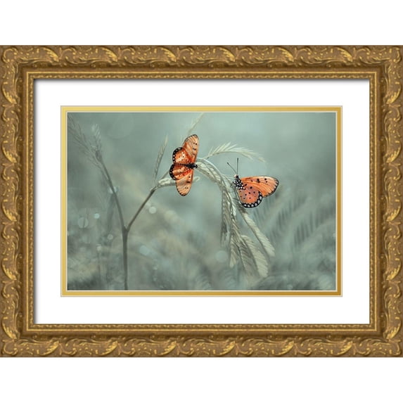 Pamungkas, Edy 24x17 Gold Ornate Wood Framed with Double Matting Museum Art Print Titled - With You