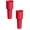Red, variant on 2 Pcs Wine Stoppers Beverage Bottle Sealer Soft Silicone Wine Bottle Stoppers Corks with Grip Top Reusable and Unbreakable Glass Bottle Sealer Covers Wine Stoppers, 2.36x0.63 Inch, Brown