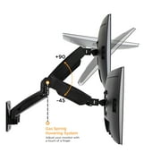Mount-It! Mounting Arm for Monitor, Display - Black
