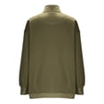 thumbnail image 3 of Edvintorg Womens Oversized Sweatshirt Plus Size Long Sleeve Casual Pullover Sweatshirts with Pocket Women Clothes Army Green, 3 of 8