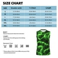 thumbnail image 6 of Disketp Green Lightning Sleeveless Tshirts For Men, Muscle Shirts For Men Dry Fit Tank Top-Xx-Large, 6 of 8