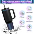 thumbnail image 2 of Bota de silicona para botella de agua Stanley Quencher H2.0 de 40 oz, 2 of 4