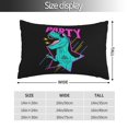 thumbnail image 4 of Vsdgher Rex Dinosaur With Sunglasses Print Pillow Cases -Iconic Collection Pillowcases -Extra Soft, Not easy to deform,not pilling Export quality, 4 of 8