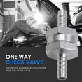 thumbnail image 4 of Válvula Válvulas unidireccionales Aluminio Combustible sin retorno Gasolina Diesel para automóvil, 4 of 6