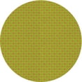 thumbnail image 1 of Ahgly Company Tapis d'Intérieur Rond Lavable en Machine Vert Transitionnel, 7 Pieds Rond, 1 of 7