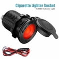 thumbnail image 1 of Cigarette Lighter Socket Waterproof LED Indicator 12V Power Outlet for Car Marine Boat Motorcycle Rv Truck ATV, 1 of 7
