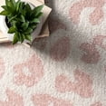 thumbnail image 6 of nuLOOM Annette Modern Leopard Print Area Rug, 8' 10" x 12', Baby Pink, 6 of 9