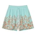 thumbnail image 1 of Puntoco Pantalones Cortos Con Estampado Hawaiano Para Hombre, Pantalones Cortos Con Bolsillo Y Cordón, Color Xl, 1 of 2
