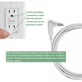 thumbnail image 6 of Grounding Pillowcase Conductive Soft Organic Cotton Grounding Pillowcase with 15ft Grounding Cord for Better Sleep Pain Relief Improve Energy (20X30in) 1PC, 6 of 7