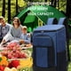 thumbnail image 4 of Eigraketly Espesar Vino Cerveza Beber Bolsa de refrigeración Fiambrera Paquete térmico Gran capacidad Refrigerador móvil Picnic Viajes al aire Kits de desorden para acampar Camuflaje negro Eigraketly OD028287-02, 4 of 6