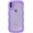 Purple, variant on MYKOMI for iPhone X/Xs Case,Solid Color Curly Wave Frame Clear Soft Phone Case