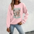 thumbnail image 2 of Tiweut Christian Jesus Sweatshirts for Women Religious Faith God Bible Verse Shirts Boho Butterfly Graphic Pullover Tops,A-Light Pink,Light Pink, 2 of 4