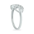 thumbnail image 2 of SZUL Women's 1/5 Carat TW Diamond Infinity Ring in 10K White Gold, 2 of 5
