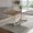 White, variant on iNSPIRE Q Farmhouse Transitional Two-Tone 78" Rectangular Dining Table, Antique Black
