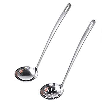 metal soup ladle