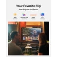 thumbnail image 3 of XGIMI Elfin Flip Plus Portable Projector, Google TV with Licensed Netflix, 500 ISO Lumens, 1080P Resolution Home Projector, Build-in Adjustable Stand, Lightweight and Compact Design, Screen Adaption, 3 of 8