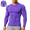 Purple, variant on LTTVQM 2 Pack Compression Shirts Men Long Sleeve Lightweight Breathable Rash Guard Workout Undershirt Casual Basic Layer Athletic Running Sports Tops Black L