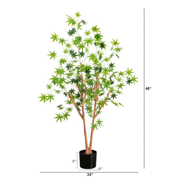 Nearly Natural 4ft. Artificial Maple Tree