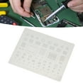 thumbnail image 1 of Modèle de Reballing, Acier Inoxydable Stable Efficace Étain Plantation Positionnement Précis Haute Résistance Anti Collage CPU Reballing Pochoir pour l'Entretien, 1 of 8