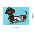 thumbnail image 3 of BAIANNAN Dachshund Dog Front Floor Door Entrance Mats Indoor Sausage Wiener Badger Kitchen Bathroom Doormat Garden Carpet Rug, 3 of 6