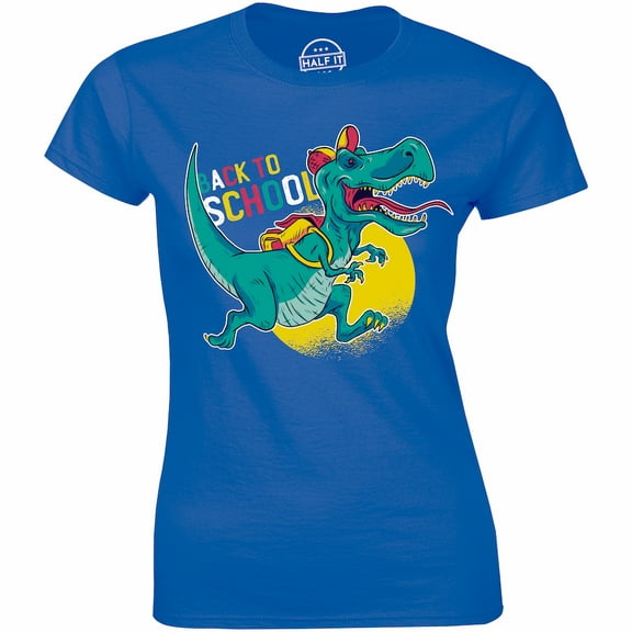 Cool Back To School Funny T-rex College Student Women's T-Shirt
