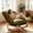 Corduroy Green, variant on Timbernest Rocking Chair Teddy, 27" High Backrest Modern Accent Chair, Glider Rocker for Living Room, White
