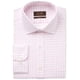thumbnail image 1 of Tasso Elba - Camisa de vestir con botones a cuadros de satén para hombre pinksateenck 14.5, 1 of 1