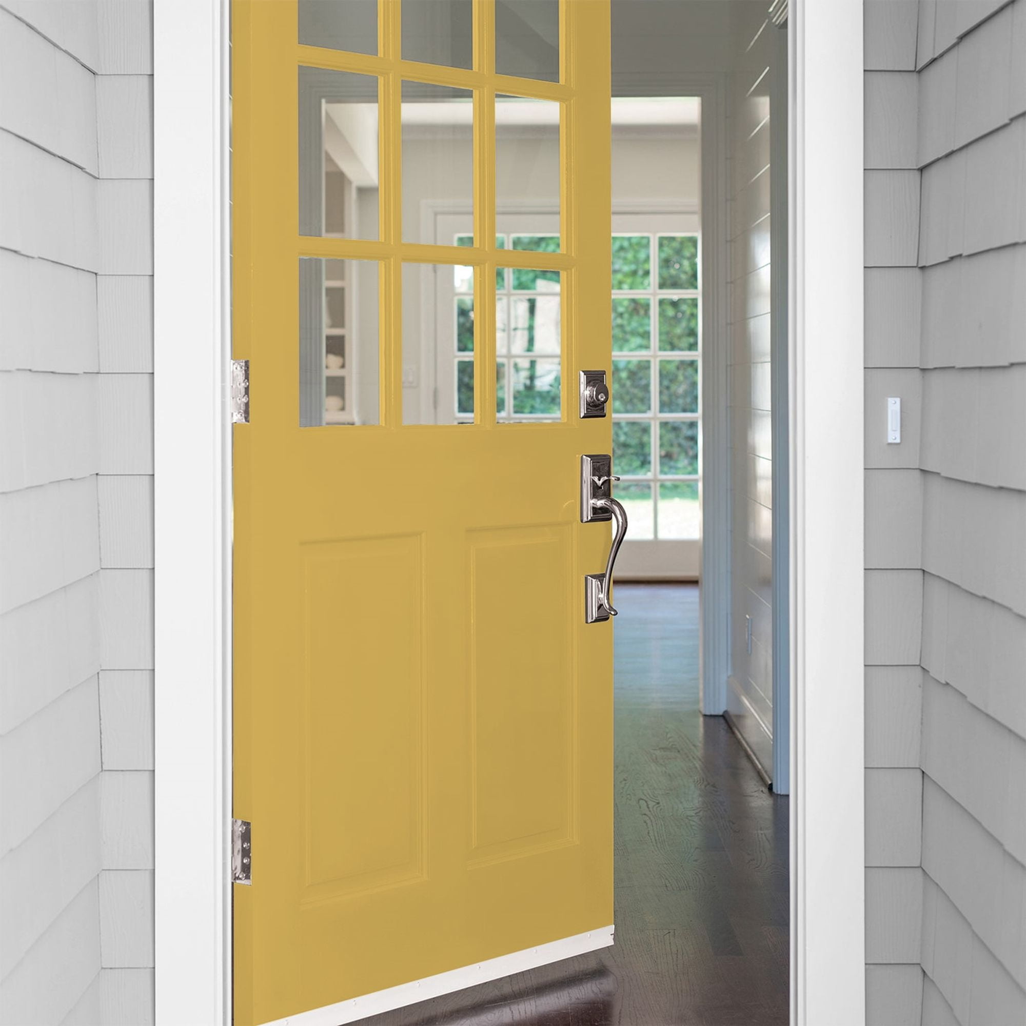 Glidden High Endurance Plus Glorious Gold Semi Gloss Exterior Paint and Primer, 1 Gallon