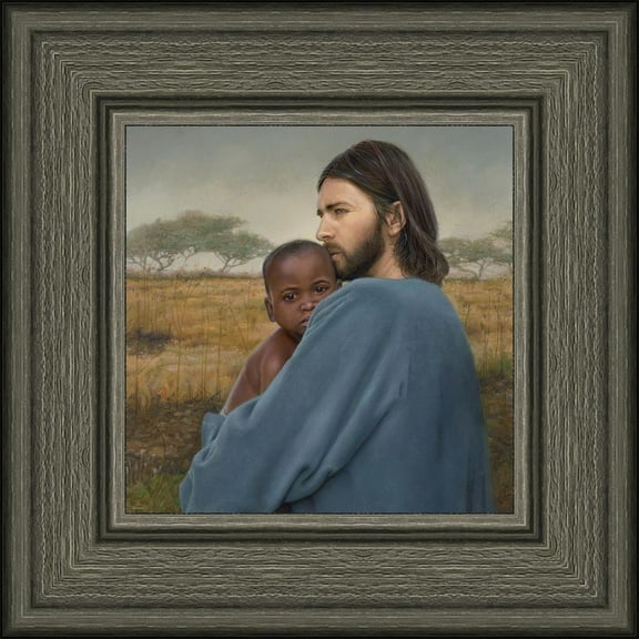 6 X 6 Worth of a Soul by Liz Lemon Swindle With greywood Frame