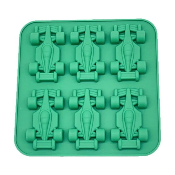 Utensilios de cocina, accesorios de cocina, moldes de hielo con forma de coche de carreras, bandejas de silicona para hielo con forma de coche de carreras para cócteles, whisky y bebidas frías (en caj