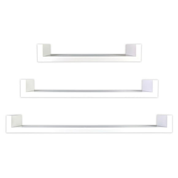 3PC U SHELF SET WHITE