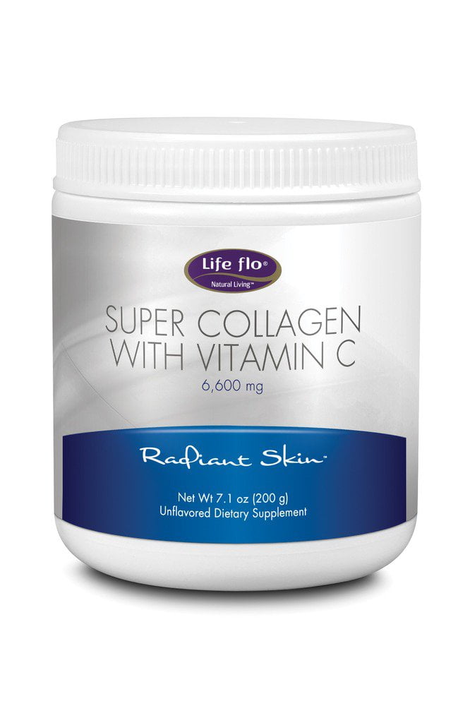 Collagen Pwd w/Vit C, Super Life Flo Health Products 7.1 oz powder ...