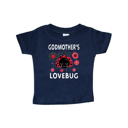 

Inktastic Valentine s Day Godmother s Lovebug Gift Baby Boy or Baby Girl T-Shirt