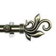 thumbnail image 2 of Giles 13/16 inch dia. Curtain Rod 66-120" - Antique Brass, 2 of 2