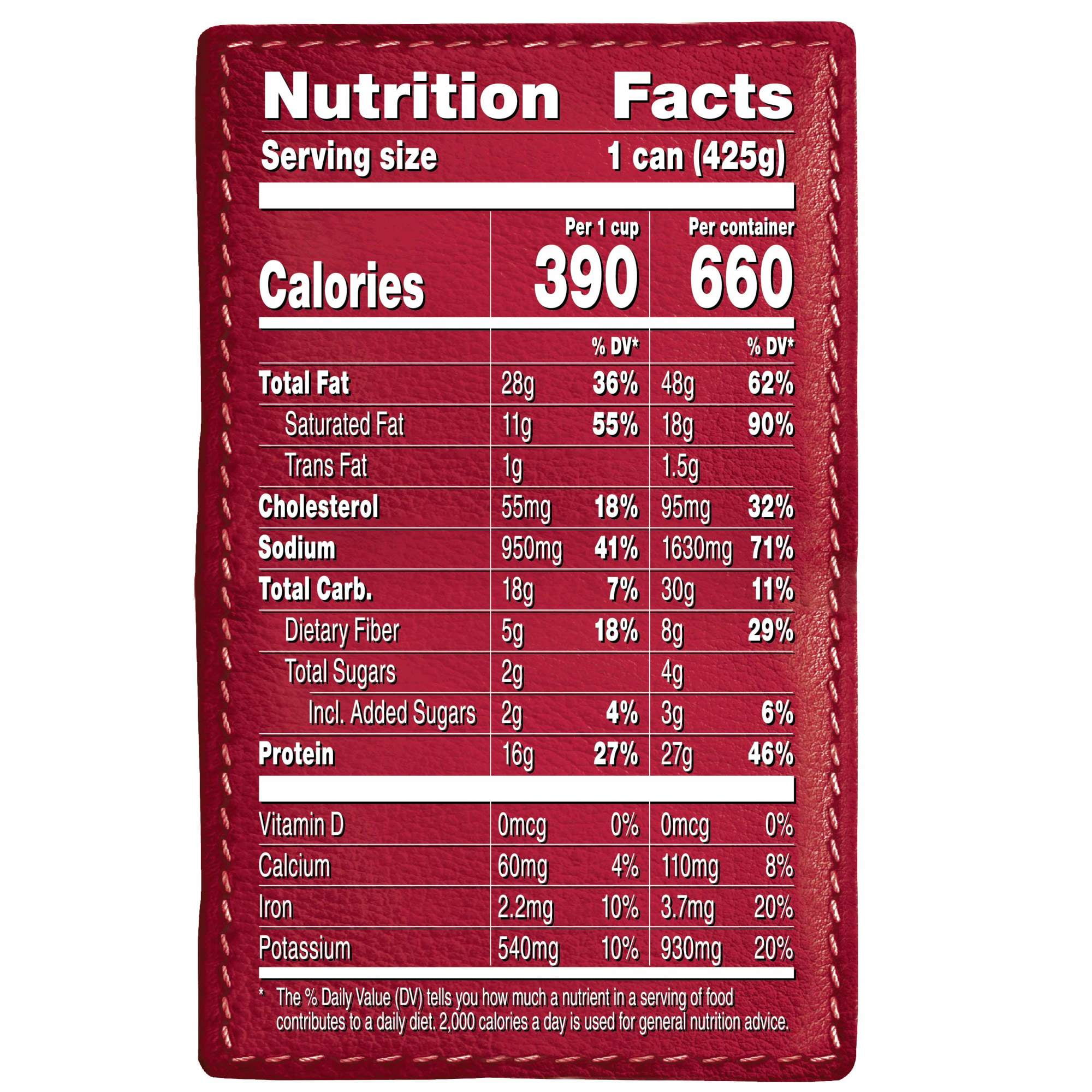Wolf Brand Chili No Beans, Chili Without Beans, 25g Protein Per Serving, 15 oz. Can