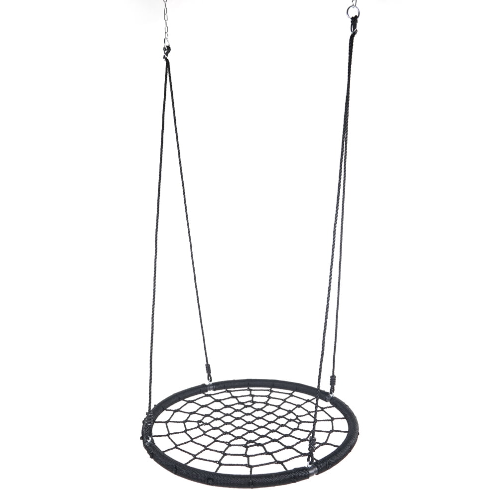 Patio Swing, Outdoor Round Tree Swing for Kids Toddler, 40" Spider 
