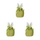thumbnail image 1 of Kearding Regalos pensativos para Pascua Lindas bolsas de regalo de conejitos con asas fáciles de transportar Decoraciones de Pascua RBD- verde Type1 NO1, 1 of 6