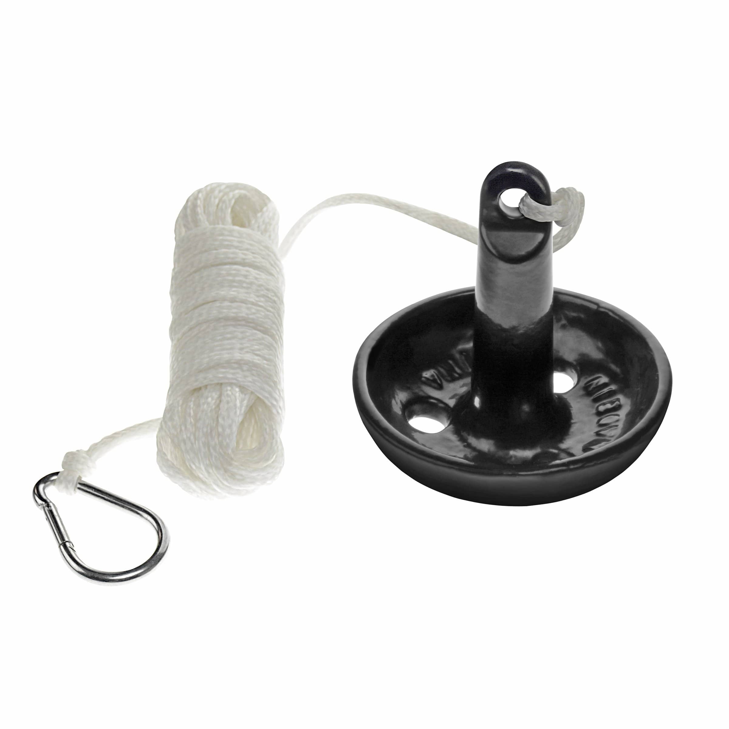 Black Extreme Max 3006.6714 BoatTector Complete Mushroom Anchor Kit with Rope/Marker Buoy-8 lb