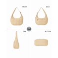 thumbnail image 5 of Bloomr Bag - Small Crescent Puffer Purse Shoulder Bag for Women, Nylon Quilted with Adjustable Shoulder Strap, Puffy Bag, 5 of 14