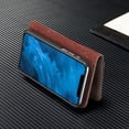 thumbnail image 5 of Mignova iPhone 11 Pro 5.8 inch Wallet Case, Magnetic PU Leather Full-Body Shockproof Flip Cover Credit Card Holder Protective Case (Detachable Magnetic Hard Case)Dark Brown, 5 of 9