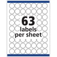 thumbnail image 4 of Avery-Dennison 6450 Removable Multi-Use Labels, White, 4 of 8