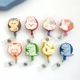 thumbnail image 3 of 1 Piece Cartoon Animals Retractable Nurse Doctor Badge Reel Clips Hospital Medical Students ID Name Card Holder 3, 3 of 5